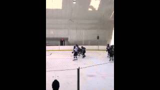 Loudmouth hockey dad announcing the infraction