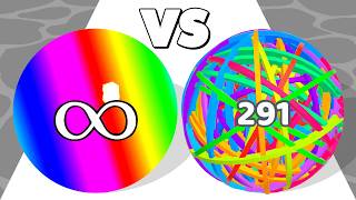 FLEXY RUNNER /vs MERGE BALL RACE ∞ ASMR Gameplay Android iOS • Ball Merge Math Games screenshot 1