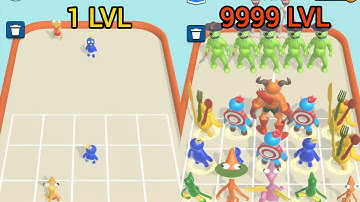 Max Level In Merge Rainbow 3D Run Game