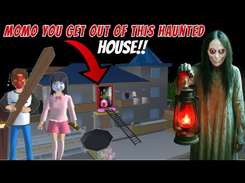 Scary MOMO Grabbed MIO YUTA S Friend YUTA Is Trying To Save HER SAKURA SCHOOL SIMULATOR