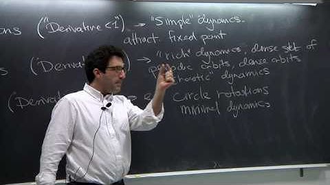Dynamical Systems - Stefano Luzzatto - Lecture 20