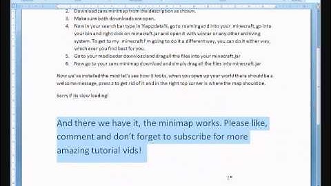 How to install Minecraft 1.7.3 mod Zan