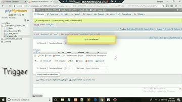 Tutorial Membuat Trigger, Procedure & Function mysql pada PhpMyadmin#ErwanUsmawan