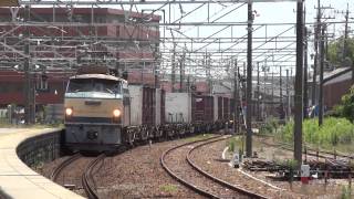 JR貨物 EF66-52 貨物列車 (2071レ EF66 0番台)② 東海道線 木曽川駅