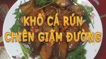 KHÔ CÁ RÚN CHIÊN GIẤM ĐƯỜNG | Dried fried fish with vinegar fried sugar