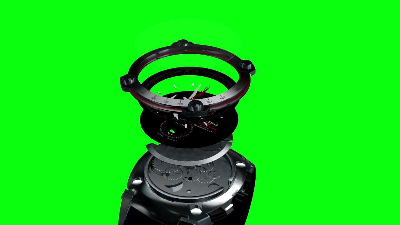 Watch Deconstruct Slow Mo | Royalty Free Green Screen Effect | FreeGreenScreeners