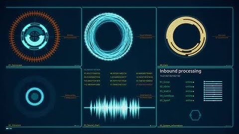 Hi-tech Circles User Interface Pack Stock Motion Graphics