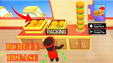 Burgue Please!!! Gameplay Walkthrough ( iOS, Android )