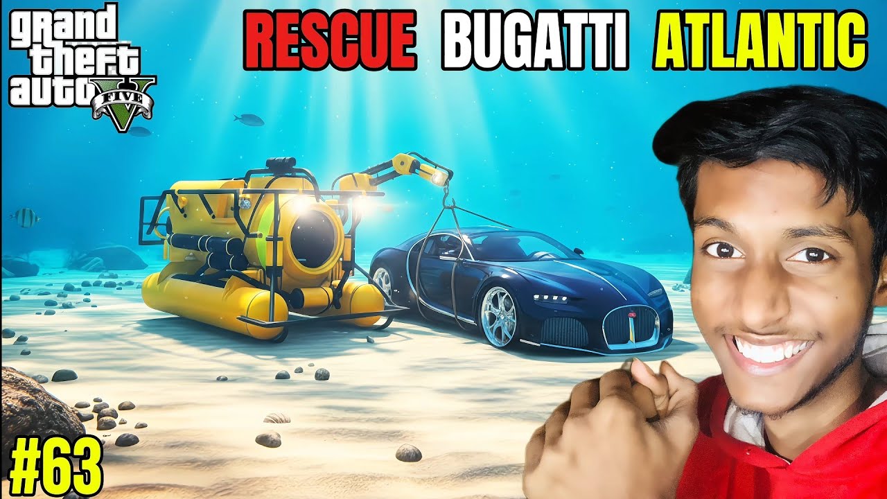 BUGATTI ATLANTIC | DEEP WATER RESCUE 😱 | #63