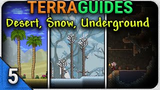 How To Explore the Desert, Snow & Underground | Terraria Beginner’s Guide | TerraGuides Ep.5