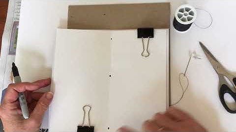 Simple Book Binding (3 Hole)