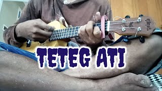 TETEG ATI || Cover Ekulele By Pengamen Kuli Bangunan
