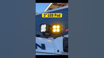 3" LED Pod High Performance Off-Road Use #lasfit #led #offroad #ledlights #4x4 #truck #car #shorts