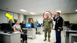 SEAL-Mädchen wird ignoriert – bis ein Vier-Sterne-General eintritt und sie stolz salutiert