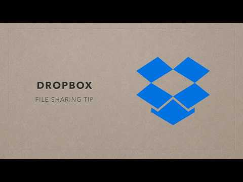 Dropbox File Sharing URL Tip