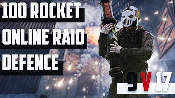 I SURVIVED A 100 ROCKET RAID ATTEMPT - Rust