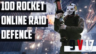 I SURVIVED A 100 ROCKET RAID ATTEMPT - Rust
