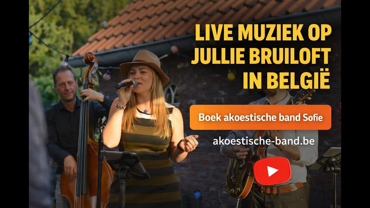 Akoestische coverband Sofie | Live muziek op bruiloft in België