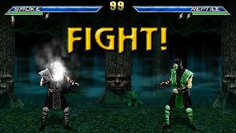 MUGEN: MKP 4.1 Season 2 Final - Reptile MK2 x Smoke MK2