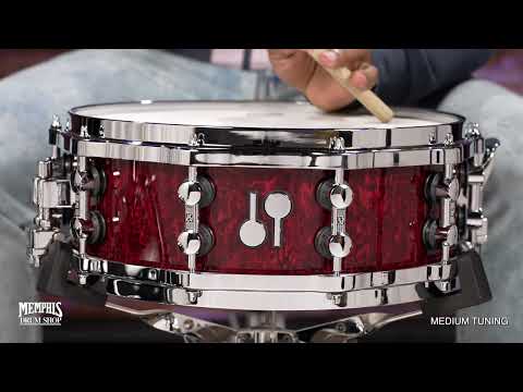 Sonor 14x5 SQ2 Series Beech Snare Drum with Die Cast Hoops - Birdseye Cherry High Gloss (1038386-2)