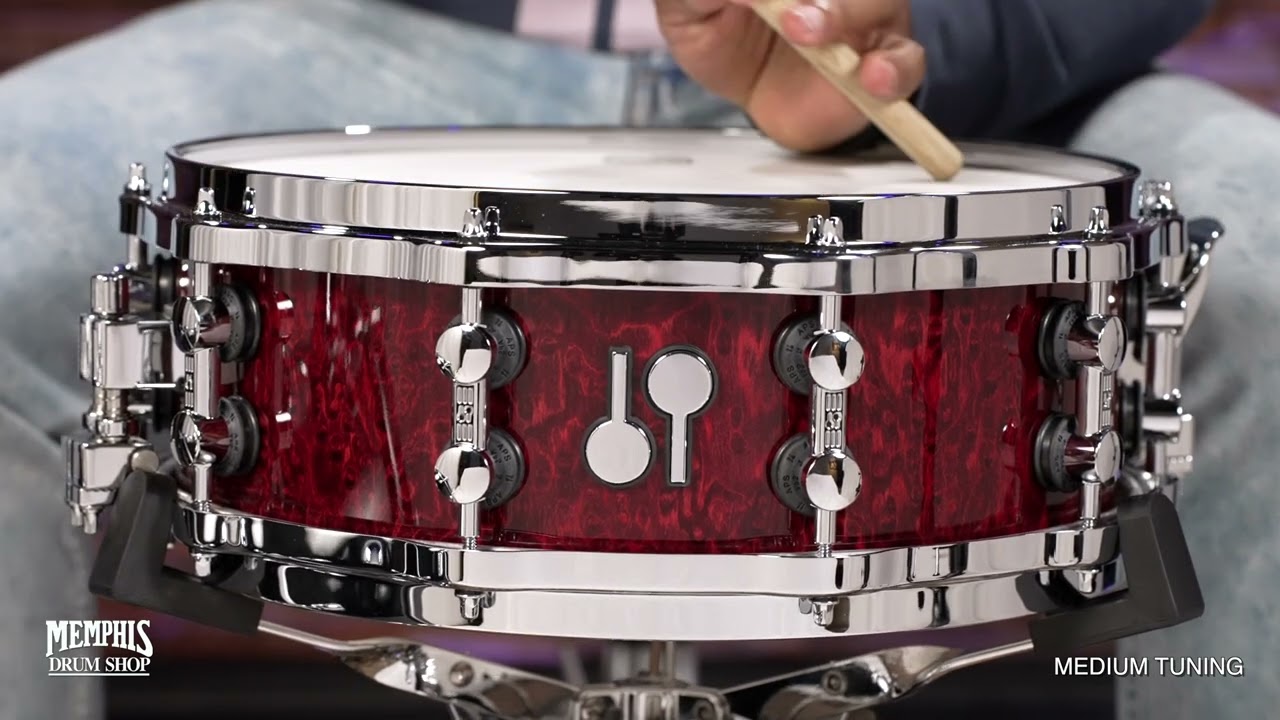 Sonor 14x5 SQ2 Series Beech Snare Drum with Die Cast Hoops - Birdseye  Cherry High Gloss (1038386-2)