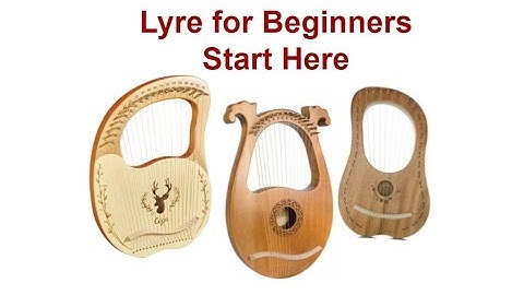 How to Play the Lyre for Beginner Series - Start Here 🤍