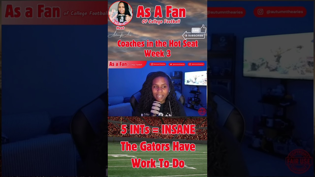 C'mon Florida...5 INTs? | As A Fan of #CFB C'mon Florida...5 INTs? | As A Fan of #CFB