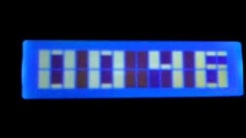 16x2 custom lcd display