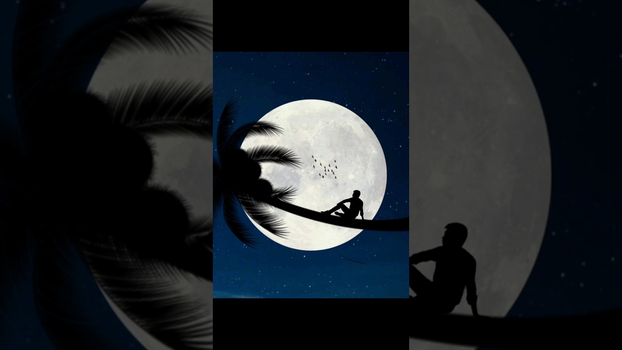 moon creative photo editing 📸|| picsart photo editing 