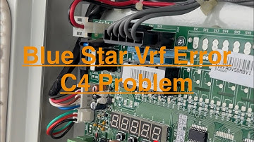 Blue Star Vrf Error C4 Problem #information #viralvideo #airconditioner
