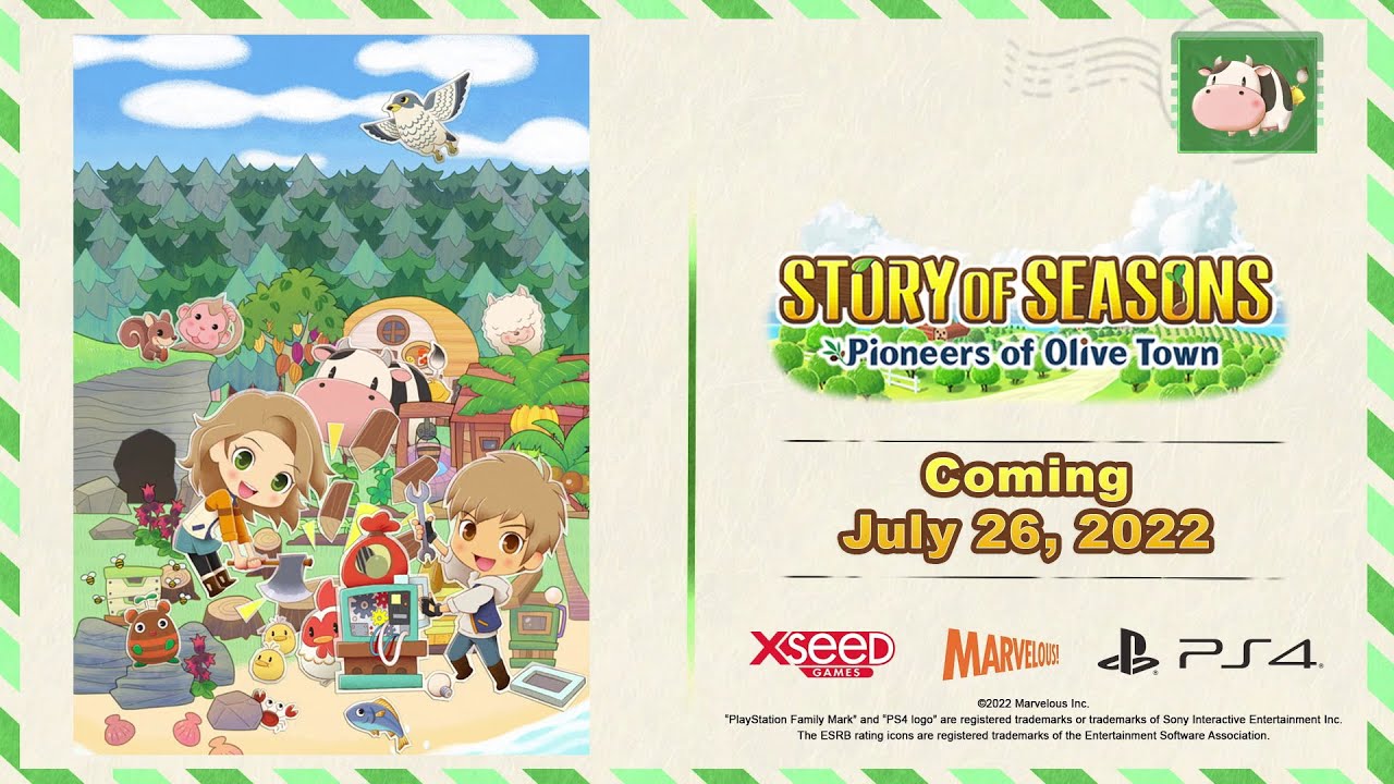 XSEED Games Announces STORY OF SEASONS: Pioneers of Olive Town Coming to  PlayStation®4