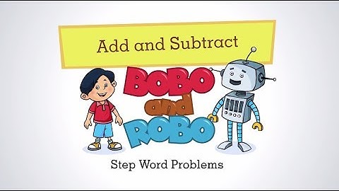 Add and Subtract: BOBO and ROBO | Macmillan Education India