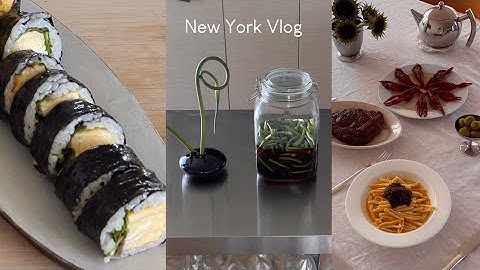 ☀️NYC Summer Vlog | Life in Brooklyn | Korean Food & Easy Italian Pasta Recipe 🍝
