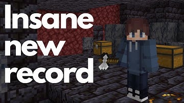This minecraft speedrunner destroyed the world record