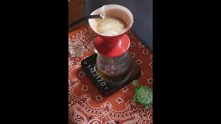 1 cup v60 1:16 196' water, 5 zp6, 1 pour + 2 blooms. Ilse Colombia Luis &amp; robinson Ceullar Gesha.
