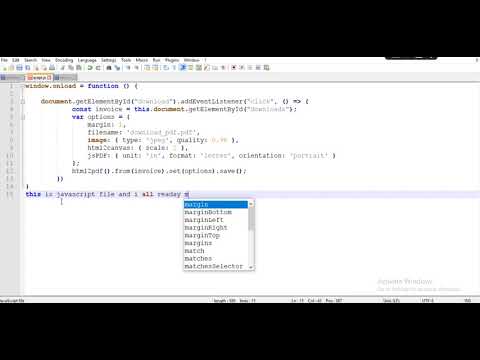 download pdf using JavaScript