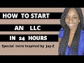 Start an LLC in 24 Hours