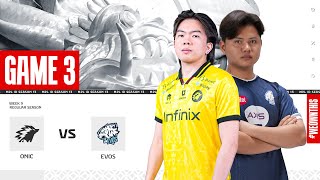 ONIC vs EVOS GLORY | Regular Season Week 9 Day 3 | Game 3 | #MPLIDS13