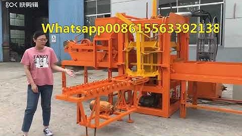 QTF3-20 #color paving block machine#hollow block machine#cement solid block machine