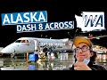 Flying the Alaska Dash 8 Across Washington State