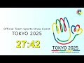 Tokyo 2025 Deaflympics – Official Team Sports Draw Event