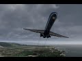 Заход в Кито. Новые ощущения с XPRealistic 2. MD-80 для X-Plane.