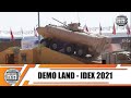 IDEX 2021 Live Land Demontration  tactical & combat armored vehicles Abu Dhabi United Arab Emirates