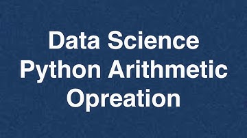 7 Data Science Python Arithmetic Operation | Online Training Download app from below link
