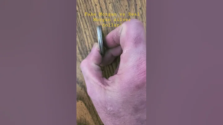 Fake 1888 S Morgan Dollar VS Real 1886 Morgan Dollar weight comparison