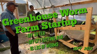 TOUR: Worm Farm Startup in a Greenhouse