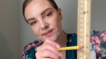 ASMR Face Mapping & Measuring | Personal Attention Roleplay | Whispered