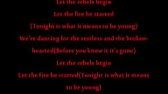 Tonight Is What It Means To Be Young Streets Of Fire Subtitulada Youtube