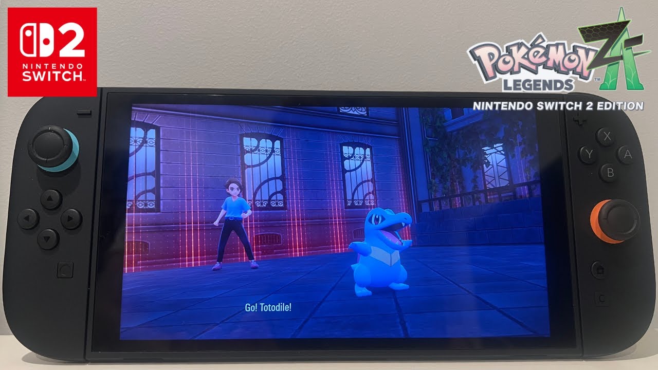 Pokemon Legends: Z-A – Nintendo Switch 2 Handheld Gameplay