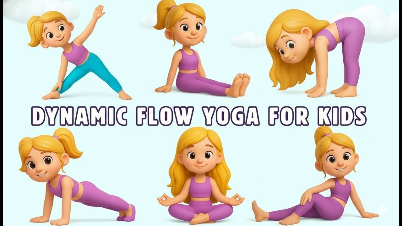 Dynamic Flow Yoga for Kids | Fun Family Yoga Adventure | Yoga With Me